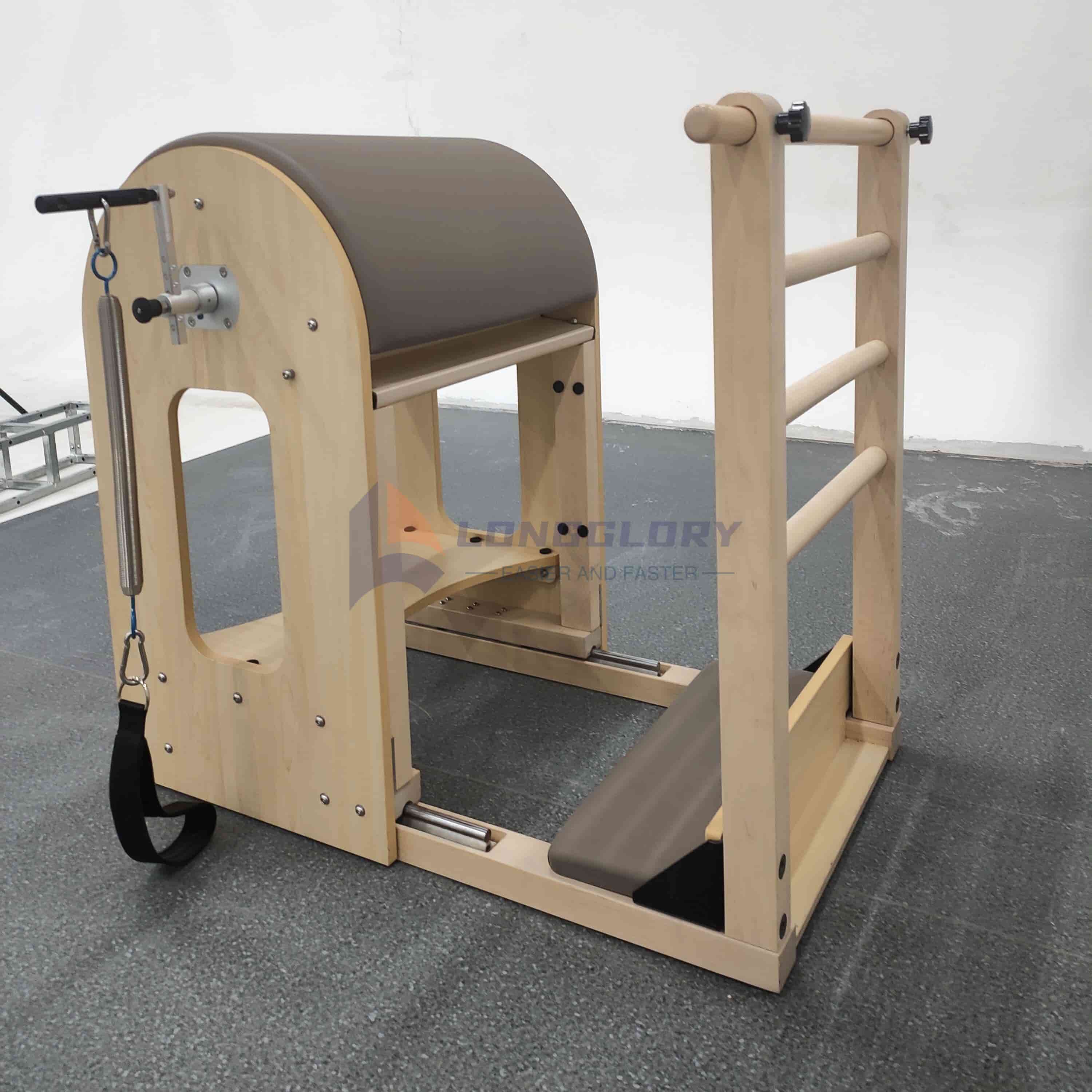 சரிசெய்யக்கூடிய மேப்பிள் மர ஏணி பீப்பாய்