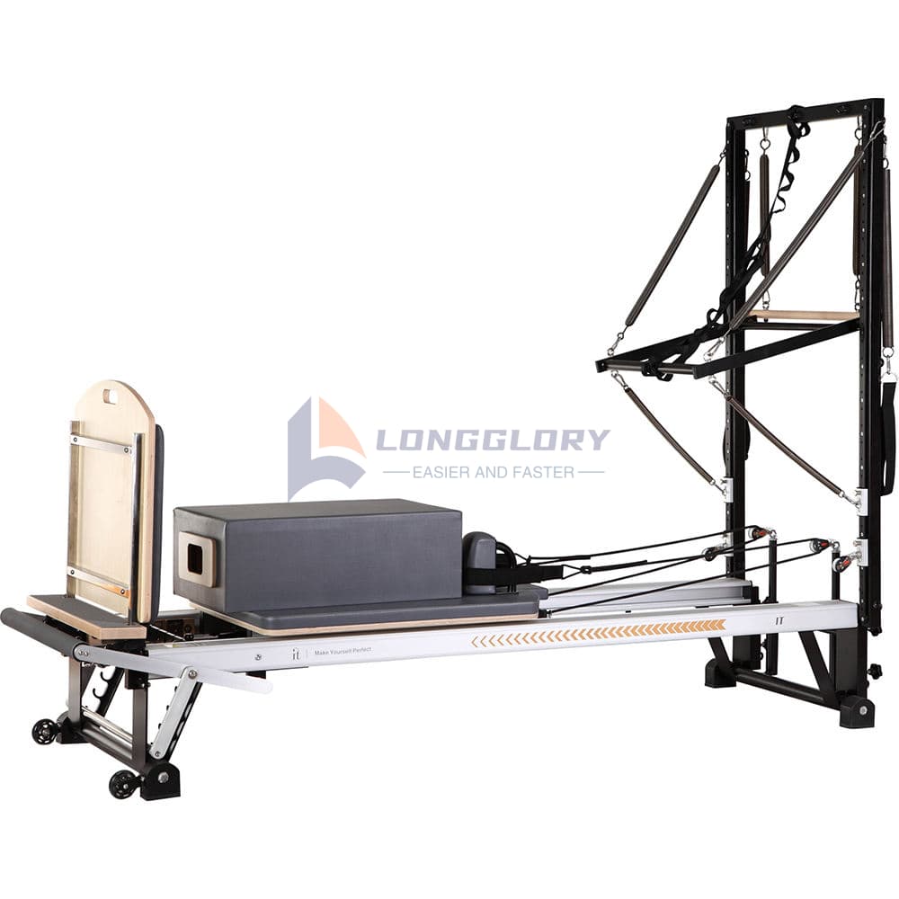 அரை கோபுரத்துடன் கூடிய அலுமினியம் பைலேட்ஸ் சீர்திருத்தம்